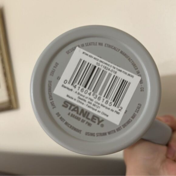 STANLEY THE FOG GRAY BLUE WHITE 40 OZ 1.18 L FLOWSTATE QUENCHER H2.0 TUMBER - Picture 10 of 11